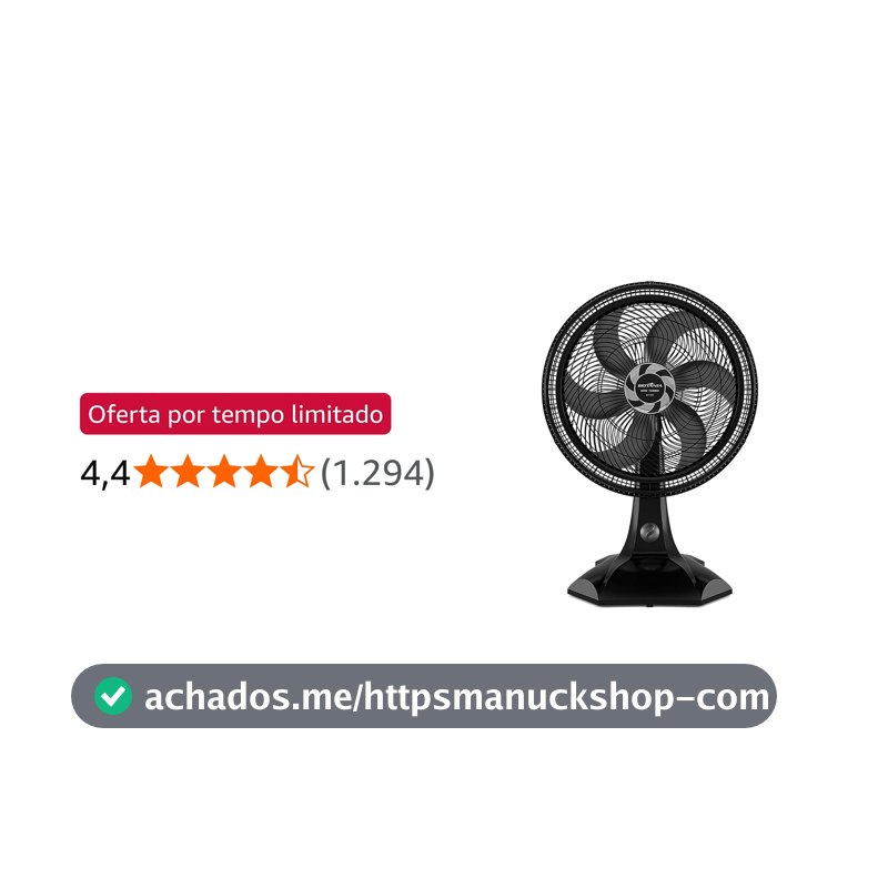Ventilador Britânia BVT301 Tecnologia Maxx Force 60W 220V