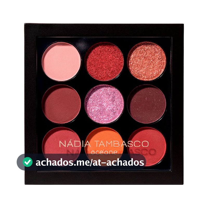 Paleta de Sombras Océane Nádia Tambasco To Go Fire, 7,2g