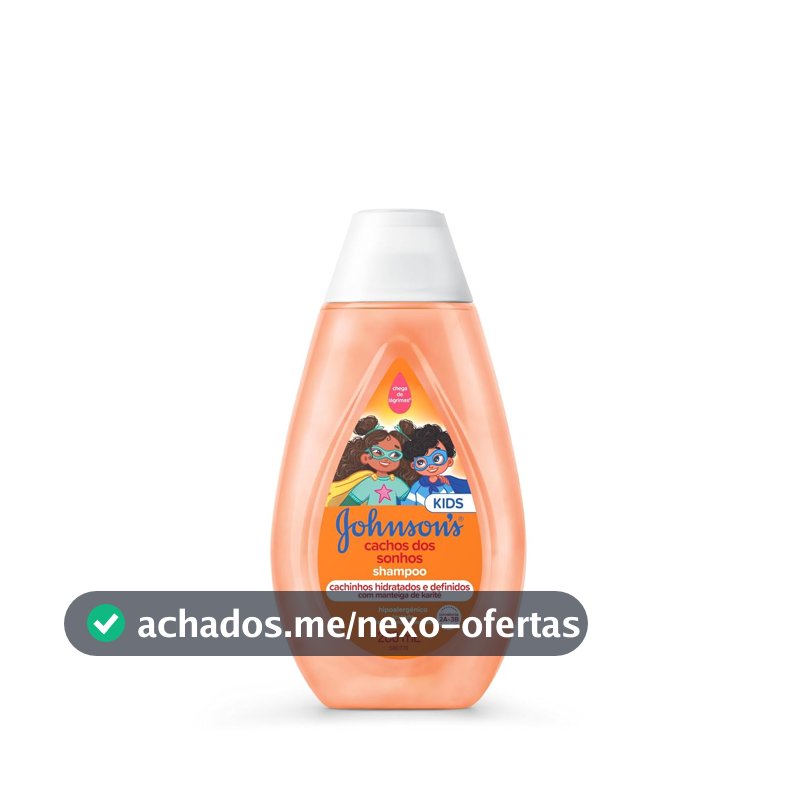 Shampoo Johnson's Baby Cachos dos Sonhos, 200ml
