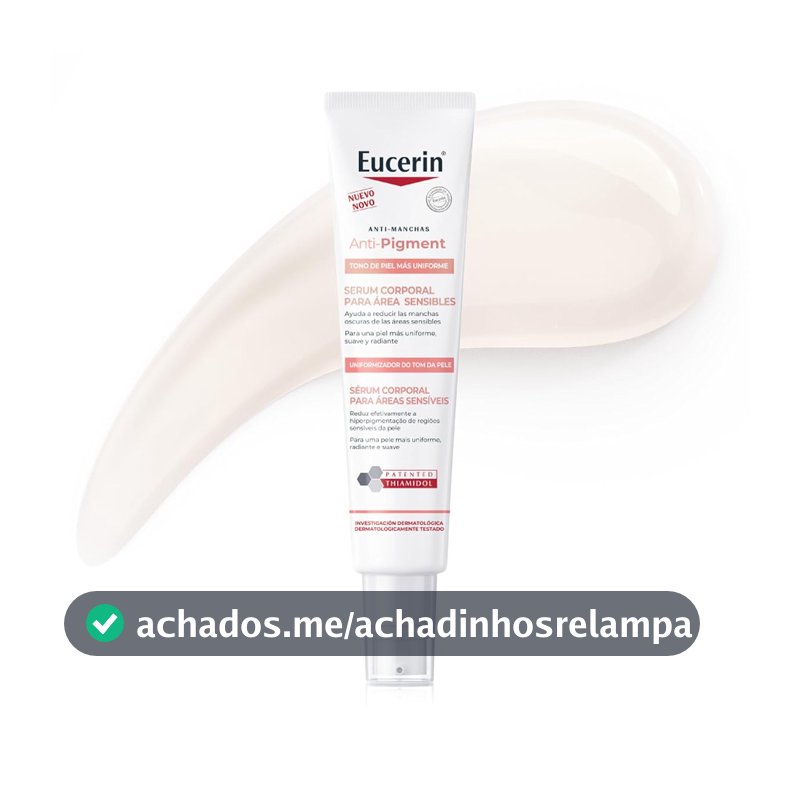 EUCERIN Sérum Corporal Antimanchas Áreas Sensíveis 75ml, Anti-Pigment, Clareador Axilas e Virilha, Thiamidol