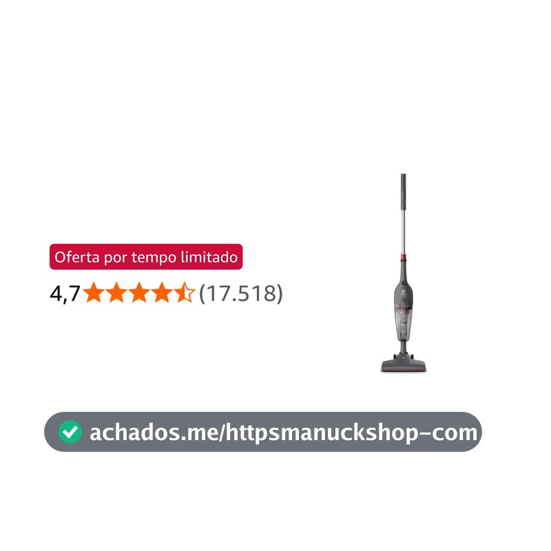 Electrolux Aspirador pó vertical 2 em 1 1450W HEPA STK15 Cinza Urban 127V