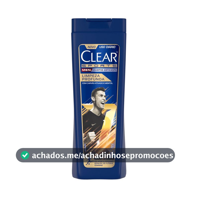 Clear Sports Men - Shampoo Anticaspa Limpeza Profunda 400Ml