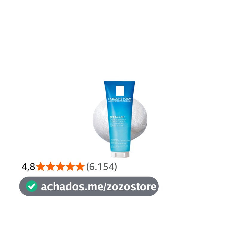 Espuma de Limpeza Facial La Roche-Posay Effaclar Concentrado, 125ml