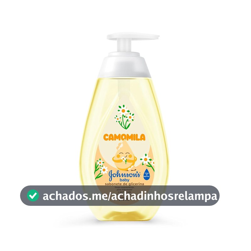 Sabonete Líquido Johnson's Baby, Glicerina e Camomila, 200ml