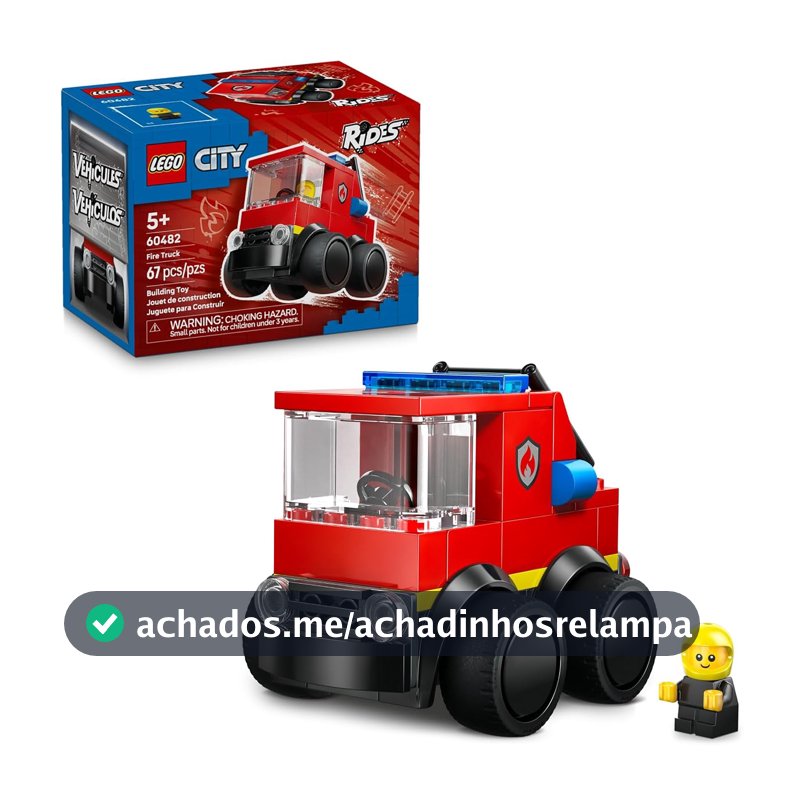 LEGO City Veículos: Caminhão dos Bombeiros 60482 (67 Peças)