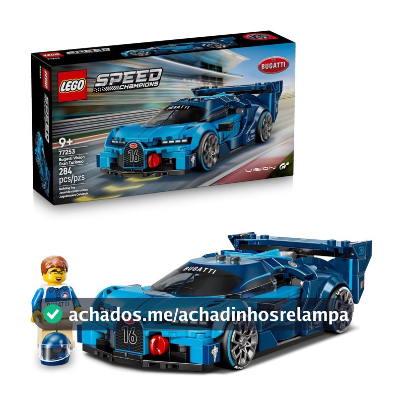 LEGO Speed Champions Hipercarro Esportivo Bugatti Vision 77253