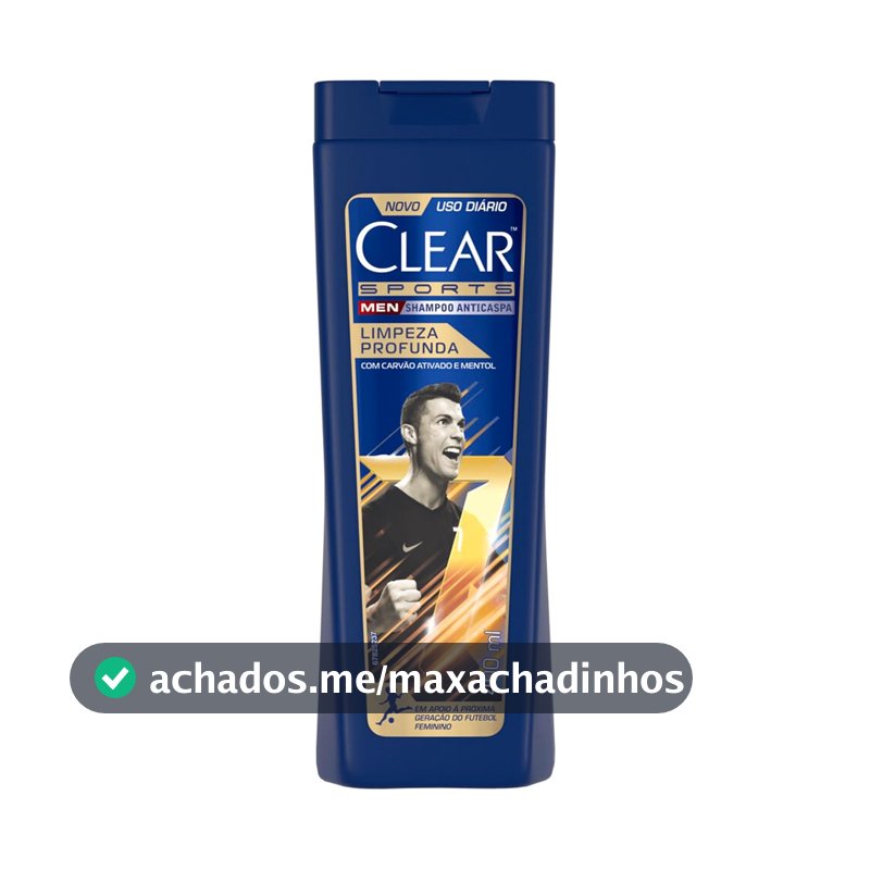 Clear Sports Men - Shampoo Anticaspa Limpeza Profunda 400Ml