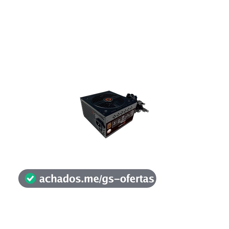 Fonte Husky Sledger 650W, 80 Plus Bronze, Cybenetics Bronze, PFC ativo, Bivolt - HFN650PT