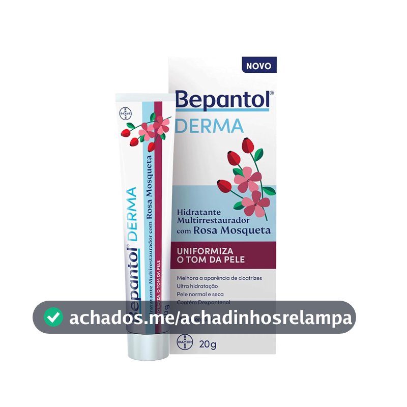 Bepantol Derma Rosa Mosqueta Hidratante Multirrestaurador 20g