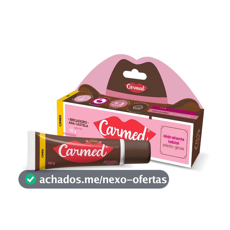 Carmed Doces Brigadeiro Hidratante Labial com cor 10g