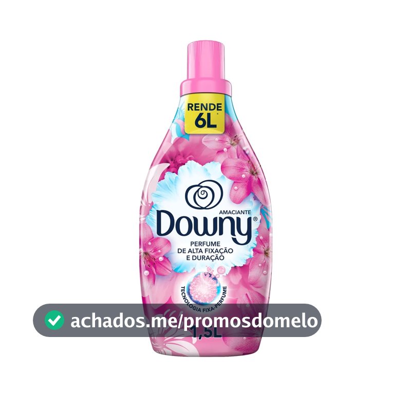 Downy Amaciante Concentrado Frescor Da Primavera 500mL Rende 2L
