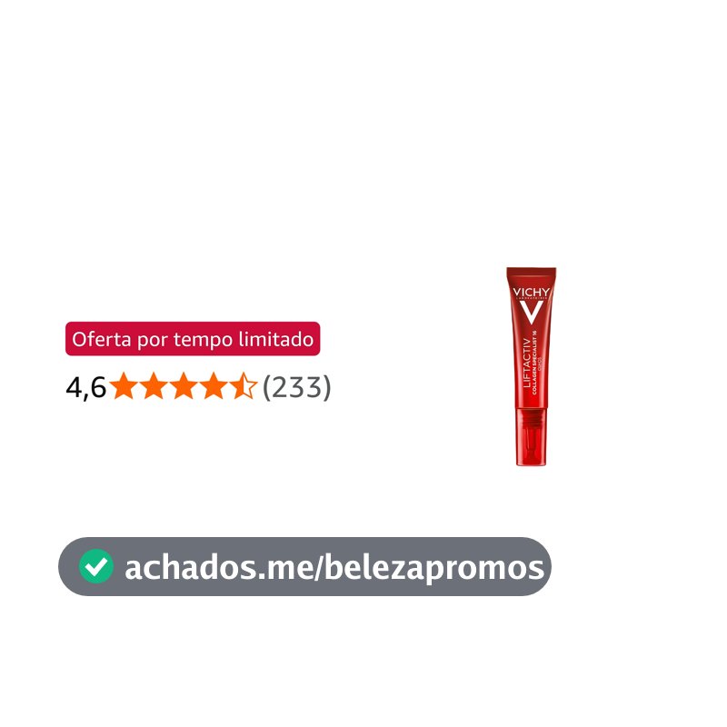 Creme Antirrugas Olhos Vichy Liftactiv Colágeno Specialist 16 15ml