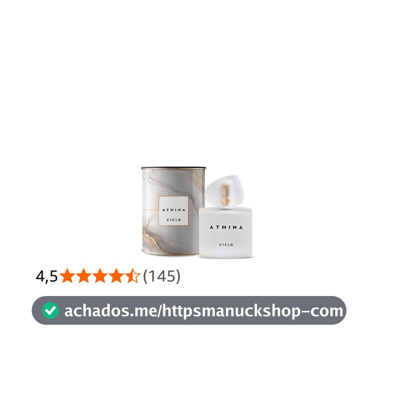 Perfume Deo Colônia Athina Feminino 100ml Com Lata Ciclo
