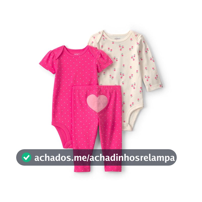 Conjunto de calça de 3 peças 3-piece Pant Set Carter'sMeninas