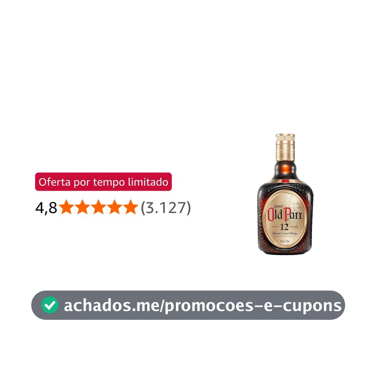 Whisky Old Parr 12 anos 750ml