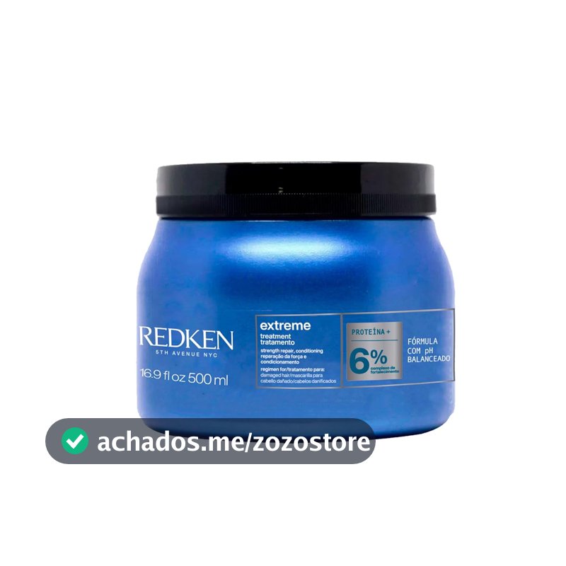 Redken Extreme, Máscara de Tratamento para Cabelos Danificados e Quebradiços, Repara e Fortalece os Fios, Promove Brilho e Maciez Intensa com Strength Complex, 500ml