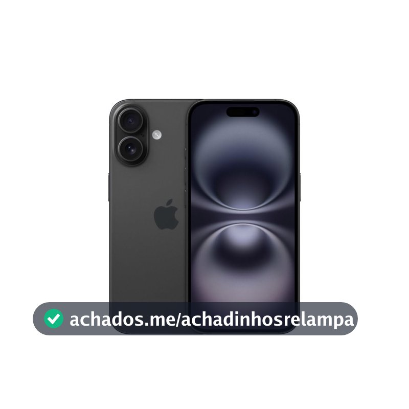 Apple iPhone 16 (128 GB) – Preto