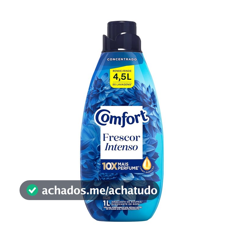 Comfort Amaciante Concentrado Frescor Intenso 1 L