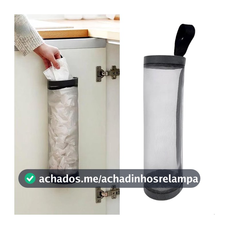 Porta Sacolas Dispenser Organizador Plásticas