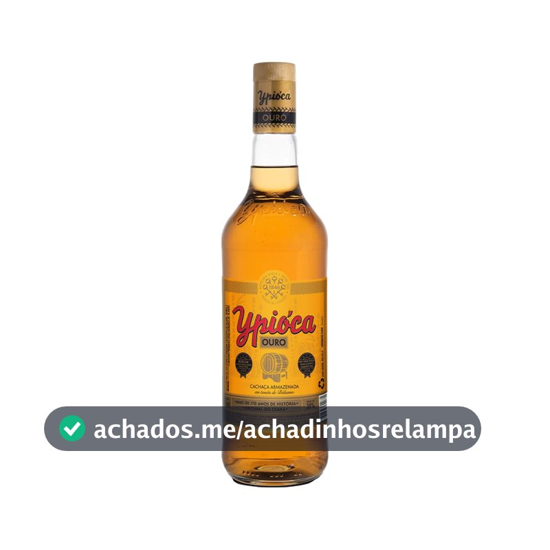 Ypióca Cachaça Ouro Sem Palha 965Ml
