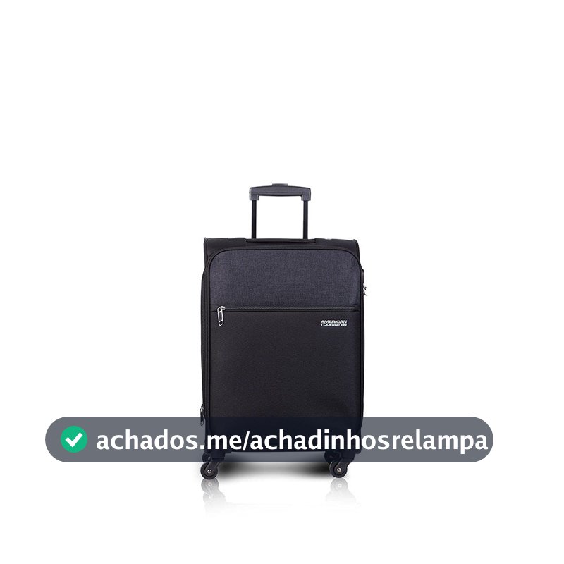 Mala de Viagem American Tourister Frankfurt Spinner Preta Pequena