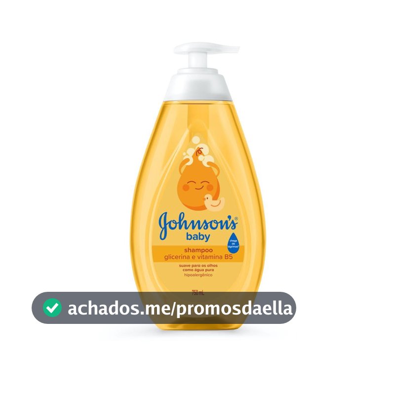 Shampoo de Glicerina Johnson's Baby, 750ml