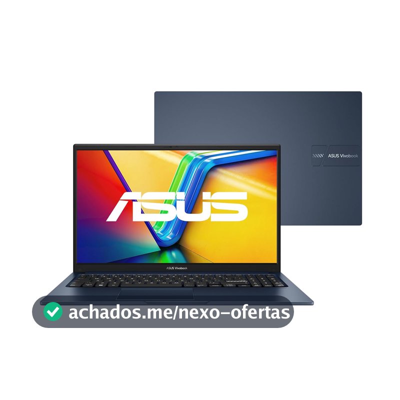 Notebook ASUS Vivobook 15, Intel Core i5, 16 GB, 512 GB SSD W11 Home, 15.6'' FHD, Quiet Blue -X1504VA-NJ1745W