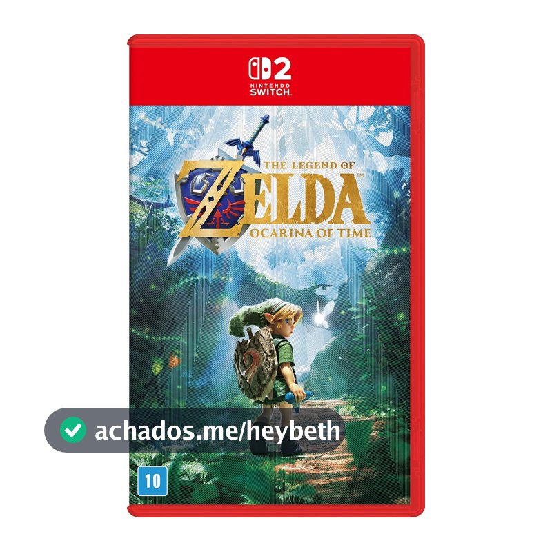 The Legend of Zelda: Ocarina of Time – Nintendo Switch 2 (Capa Foil Limitada)
