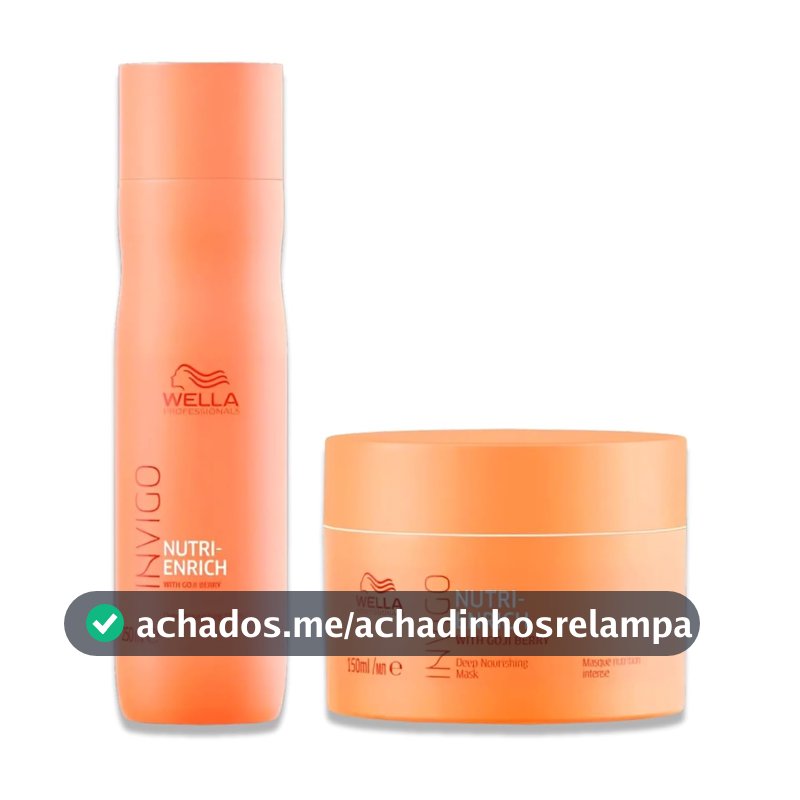 Kit Wella Professionals Invigo Nutri-Enrich (Shampoo e Máscara)