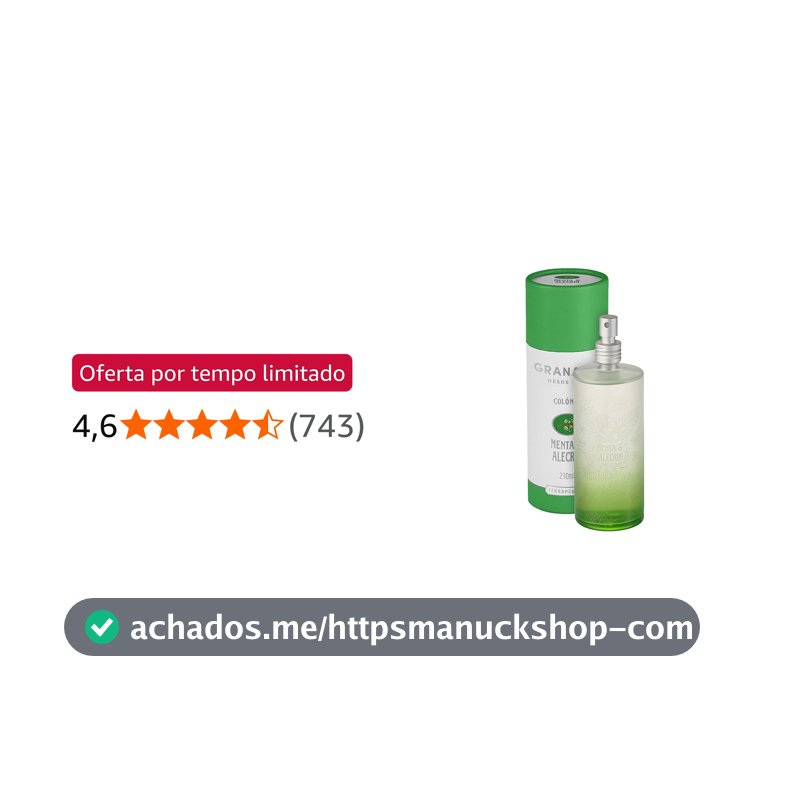 Granado Colônia Terrapeutics, Menta E Alecrim, 230ml