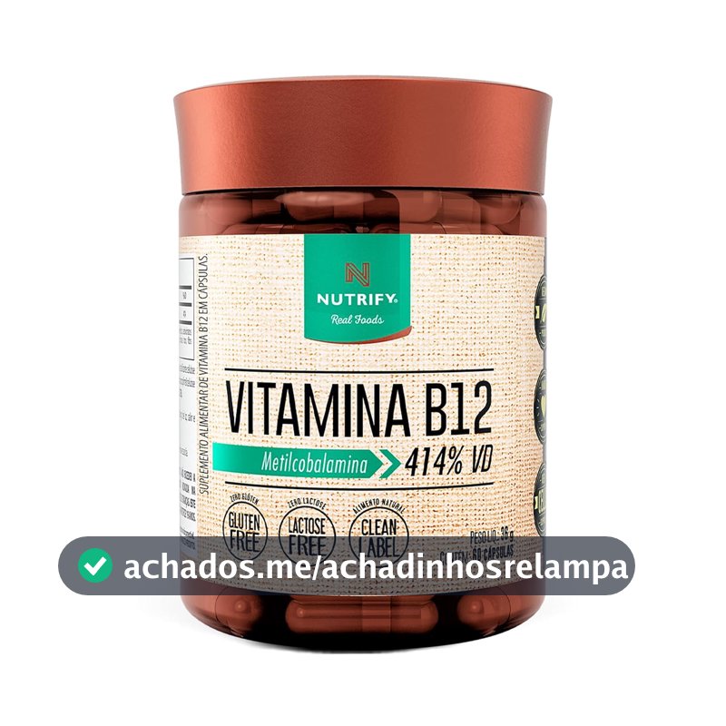 Nutrify - Vitamina B12-60 cápsulas