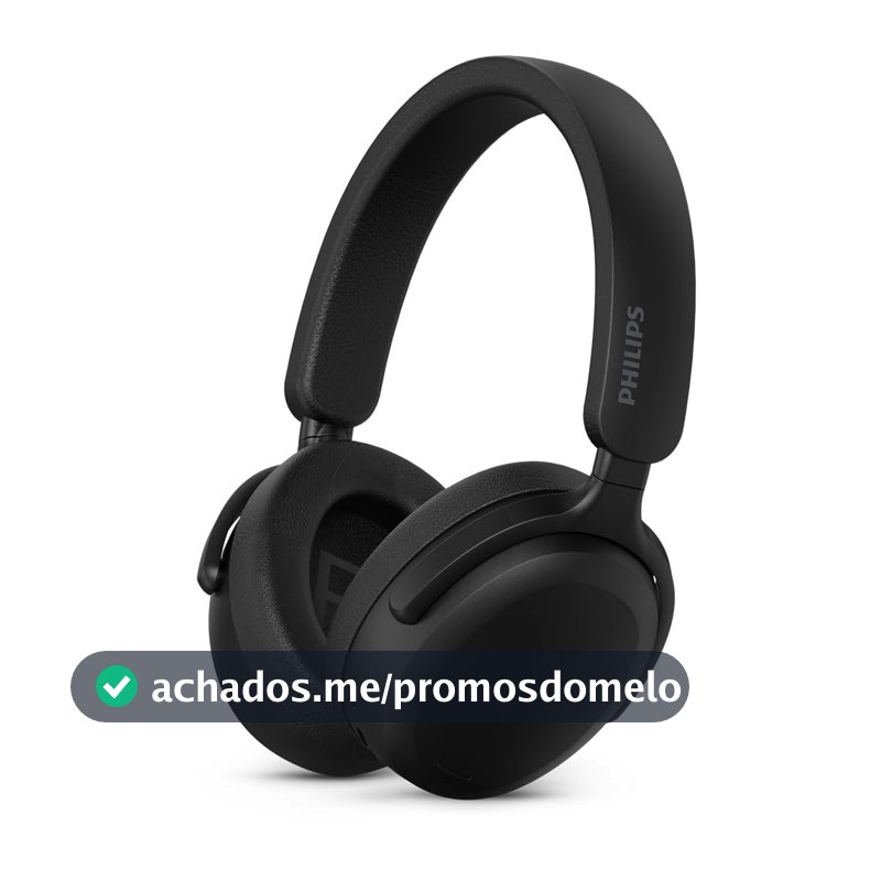 PHILIPS, Headphone Bluetooth, TAH2300BK/00, Com Microfone, Até 55 horas de bateria, Design Over-ear, Dobrável, Preto