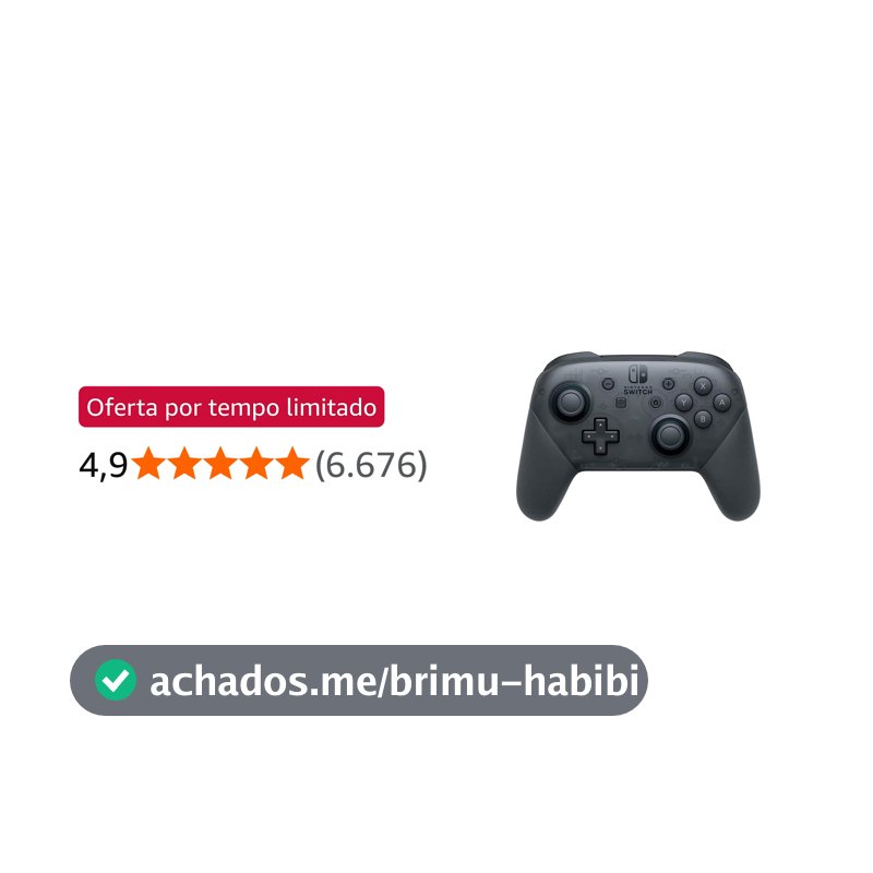 Controle Nintendo Switch Pro
