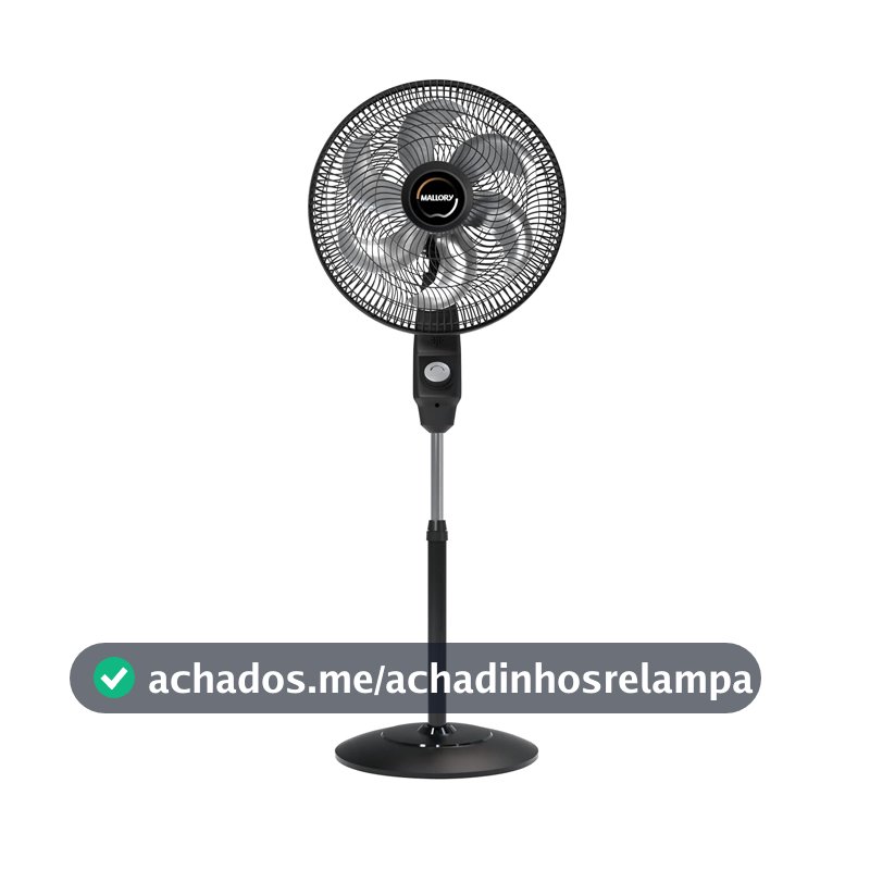 Ventilador de Coluna Mallory Éolo 126W, Silencioso, Hélice de 6 pás, Grade Especial em Sistema TS, Máxima Vazão e Mínimo Ruído – PR-GF- 220V