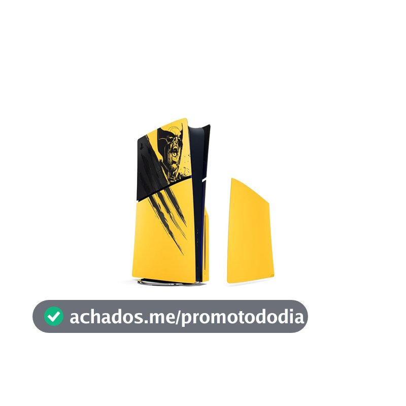 Tampas do console PlayStation®5 – Marvel's Wolverine Edição Limitada Amarelo