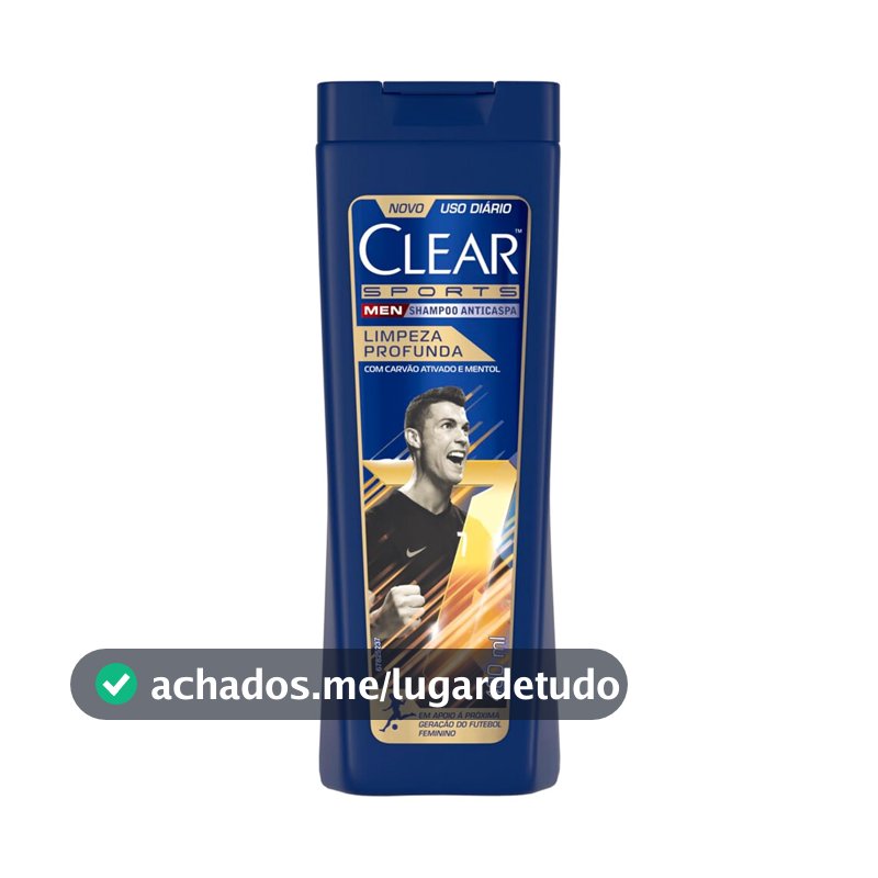 Clear Sports Men - Shampoo Anticaspa Limpeza Profunda 400Ml