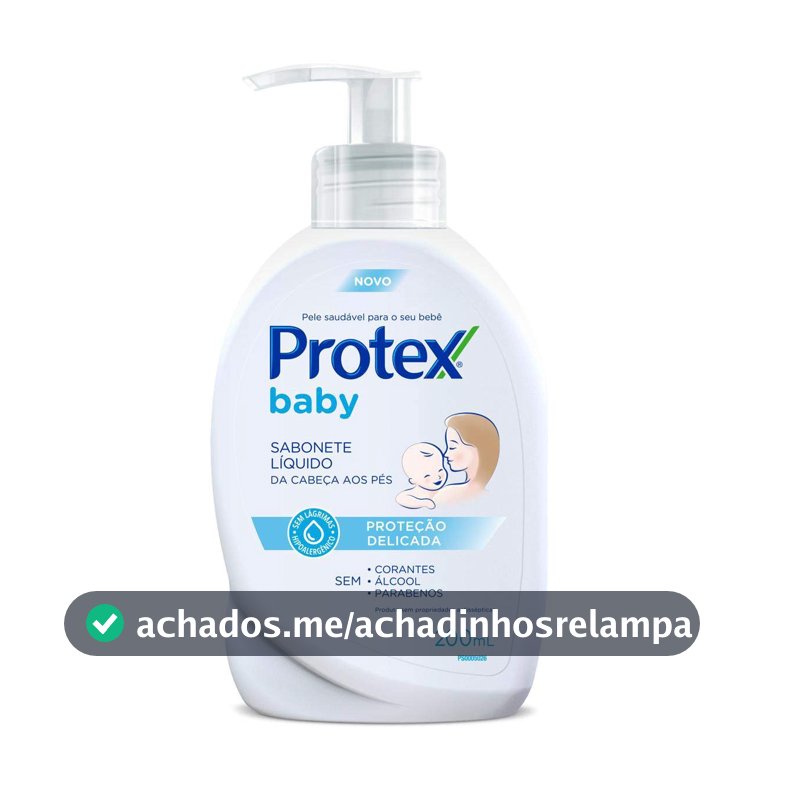 Protex Baby Delicate Care Sabonete Líquido Infantil, 200ml