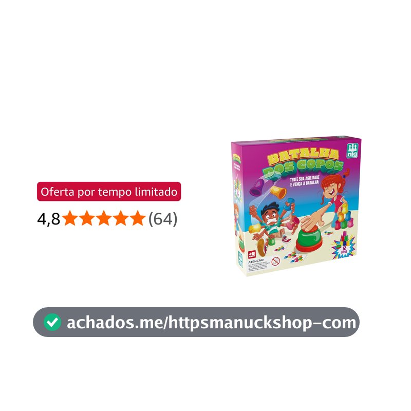 Nig Brinquedos Jogo Batalha dos Copos