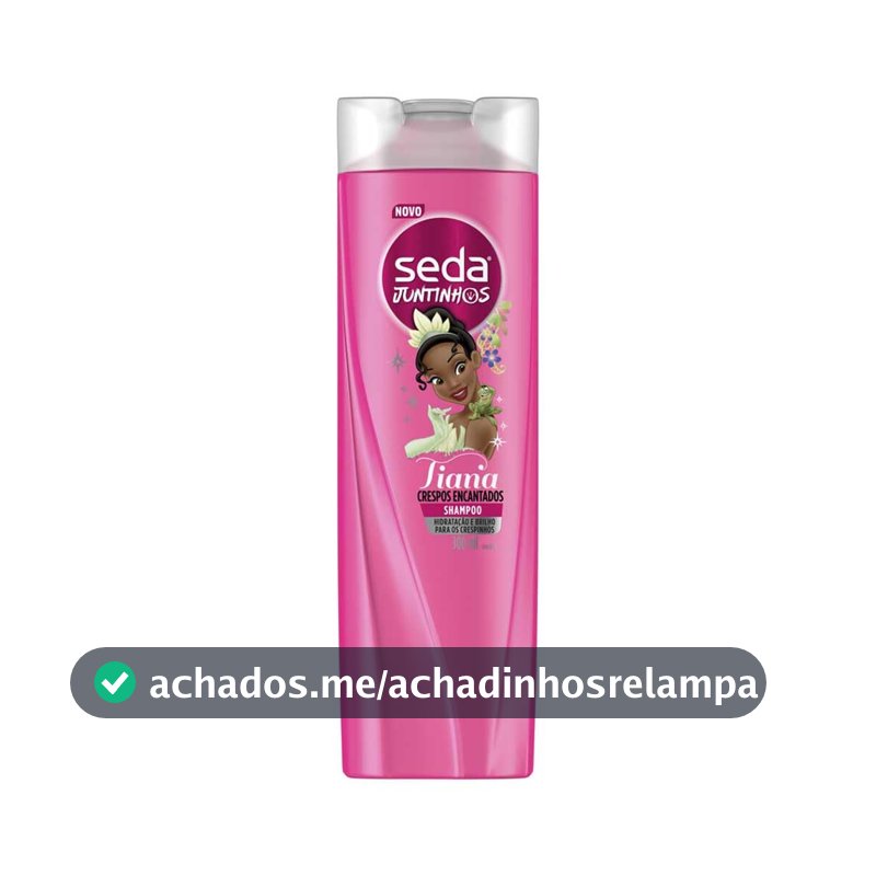 Seda Shampoo Infantil Tiana Juntinhos Crespos Encantados Frasco 300Ml
