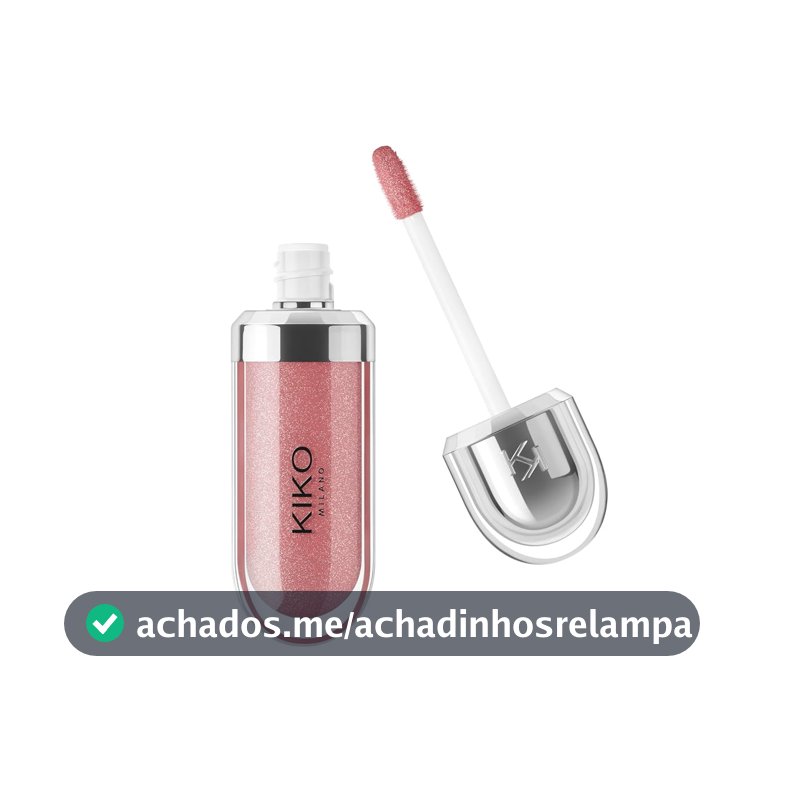 KIKO MILANO, 3D Hydra Lipgloss, Gloss Hidratante Para Os Lábios, Com Efeito 3D, Fórmula Com Extrato de Bidens