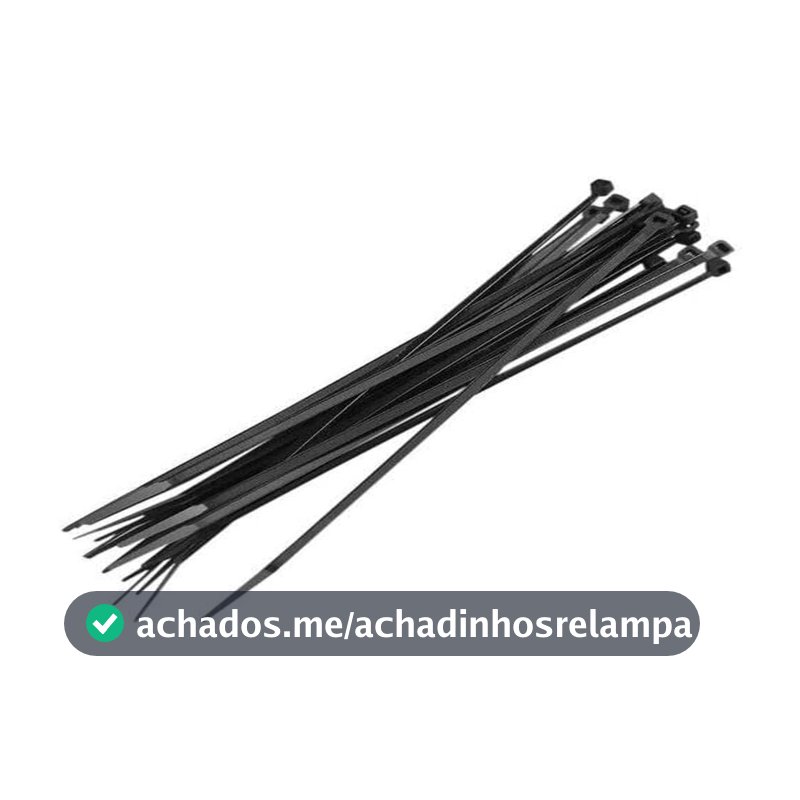 THOMPSON Abraçadeira Nylon 200 Mm X 2 5 Preta Thompson com 100
