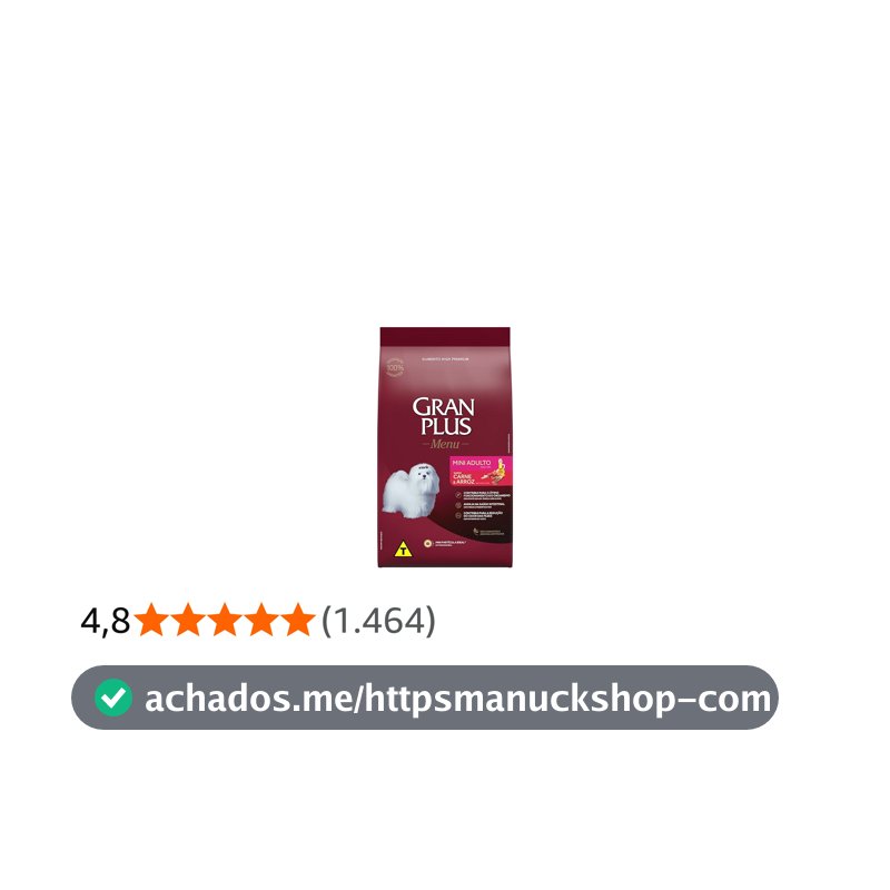 Granplus Ração Para Cães Adultos Gran Plus Mini Carne E Arroz 15 Kg