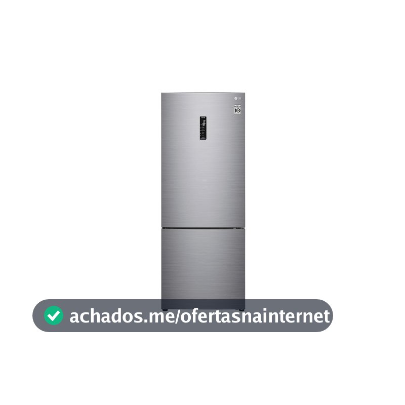 Refrigerador LG Bottom Freezer Inverse 451L Platinum 110V GC-B569NLLM