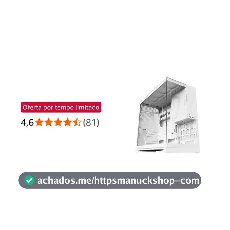 Gabinete Gamer Geometric Future Model 5 Branco