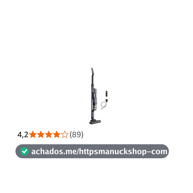 Aspirador de Pó vertical portatil bateria Ergorapido 2 em 1 Electrolux 30 min luz frontal LED escova rotativa aspira escova capacidade 950ml ERG019 Bivolt Azul