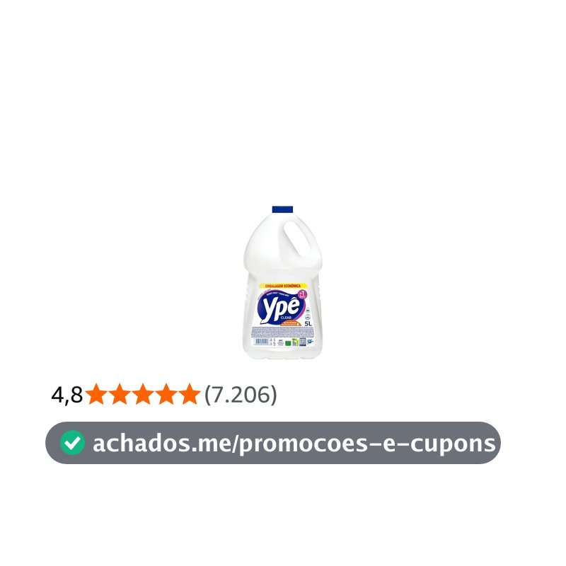 Ypê Detergente Clear 5L