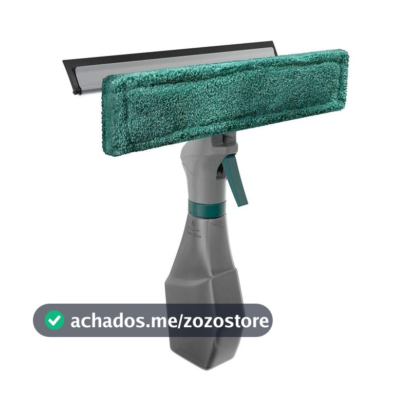 Flash Limp Limpa Vidros Spray Rodinho E Limpeza Reservatório 230 Ml Verde
