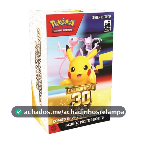 Pokémon TCG: 30th Celebration - Booster Bundle PT-BR