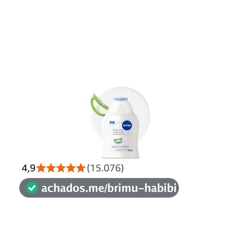 NIVEA Sabonete Líquido Íntimo Fresh Comfort 250ml, Limpeza Suave, Mantém pH Natural, Aloe Vera, Cuidado Refrescante, Uso Diário