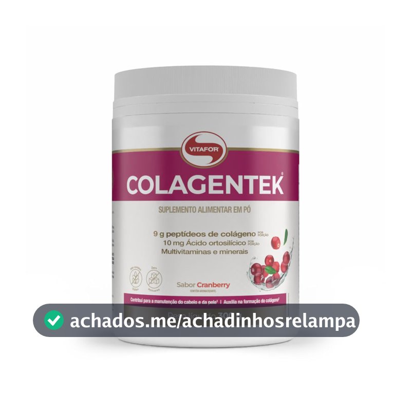 Colagentek (300g) - Sabor Cranberry, VitaFor